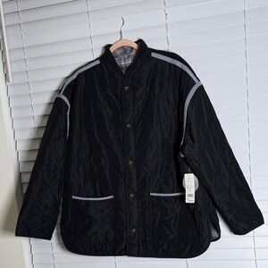 Sabrina Lauren reversible, quilted jacket two looks in one!